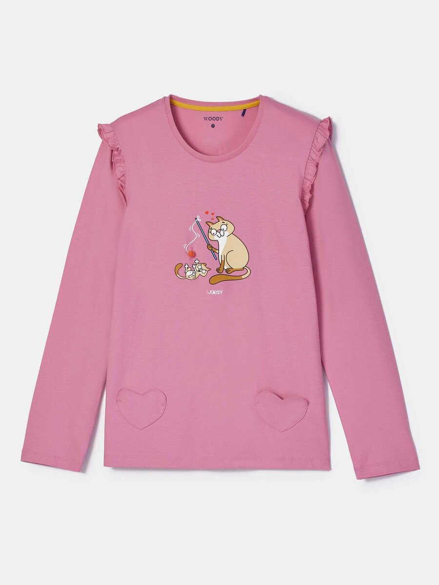 Pyjama van het merk Woody in het Roze