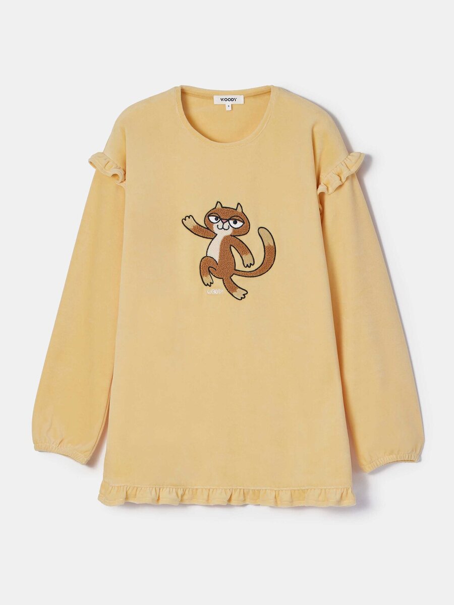 Pyjama van het merk Woody in het Geel