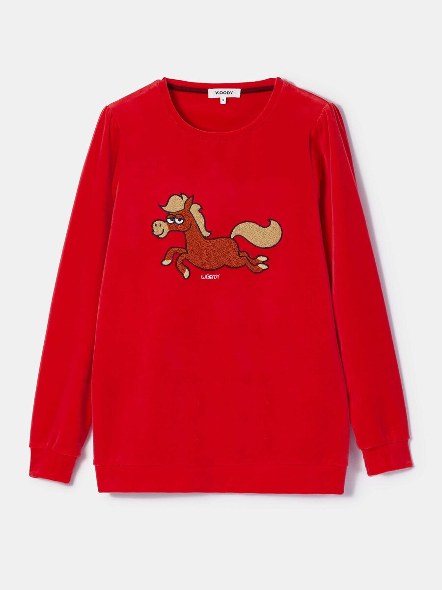 Pyjama van het merk Woody in het Rood