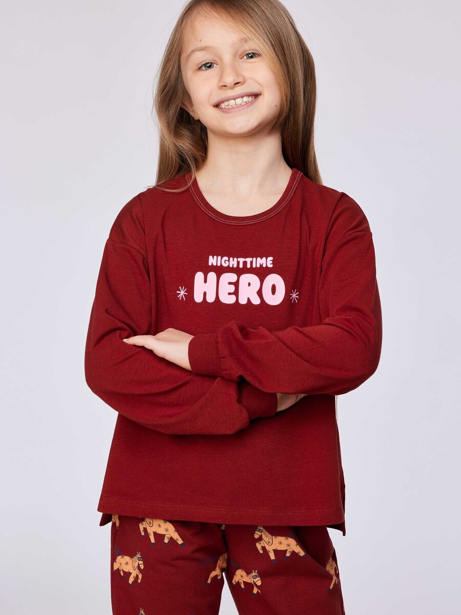 Pyjama van het merk Woody in het Rood