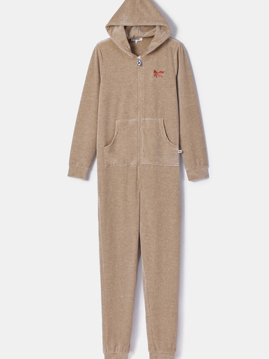 Onesie van het merk Woody in het Beige