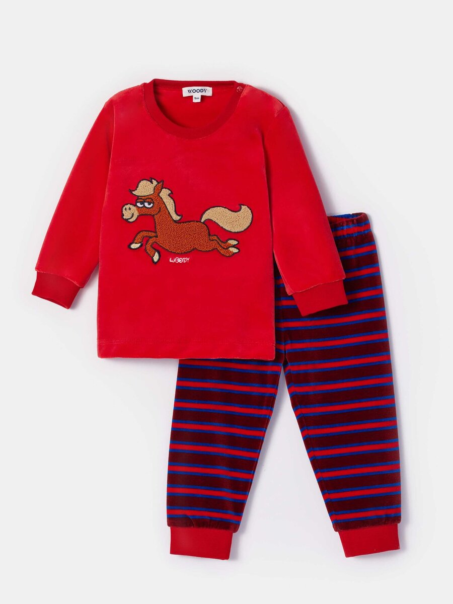 Pyjama van het merk Woody in het Rood