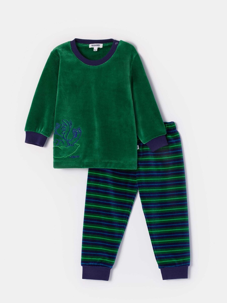 Pyjama van het merk Woody in het Groen