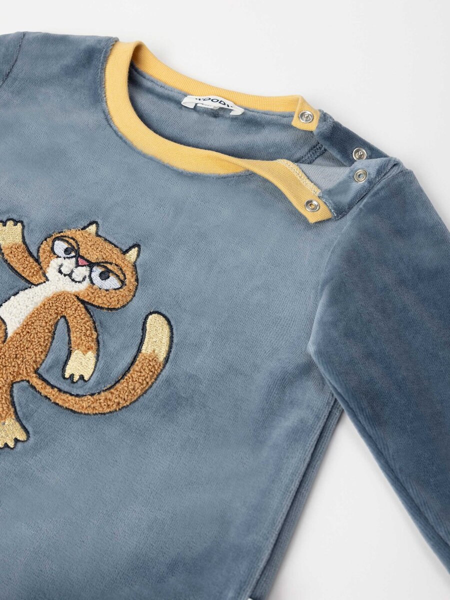 Pyjama van het merk Woody in het Blauw