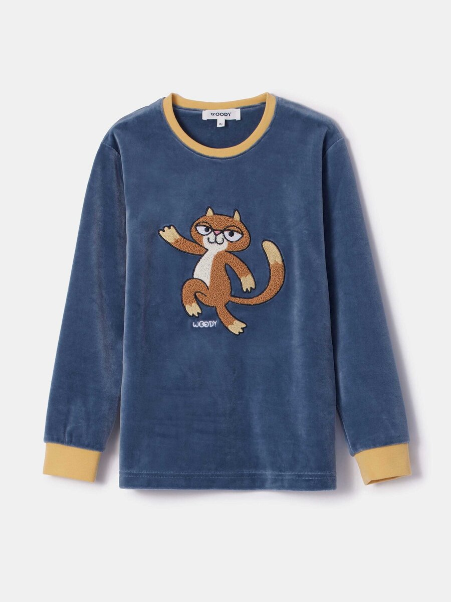 Pyjama van het merk Woody in het Blauw