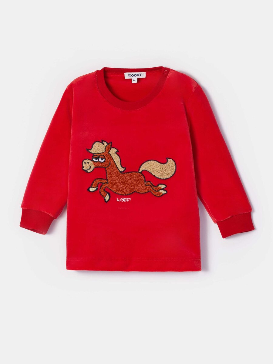 Pyjama van het merk Woody in het Rood