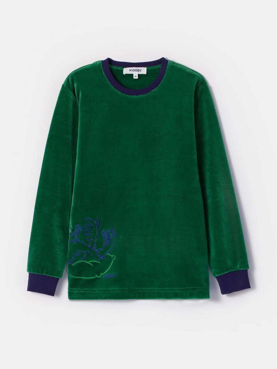 Pyjama van het merk Woody in het Groen