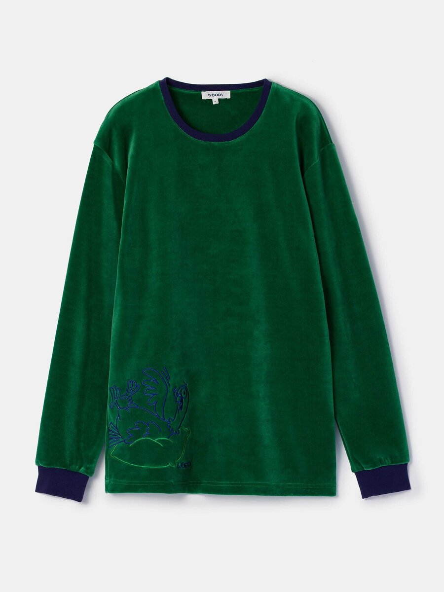 Pyjama van het merk Woody in het Groen