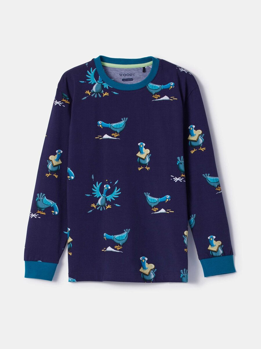 Pyjama van het merk Woody in het Blauw