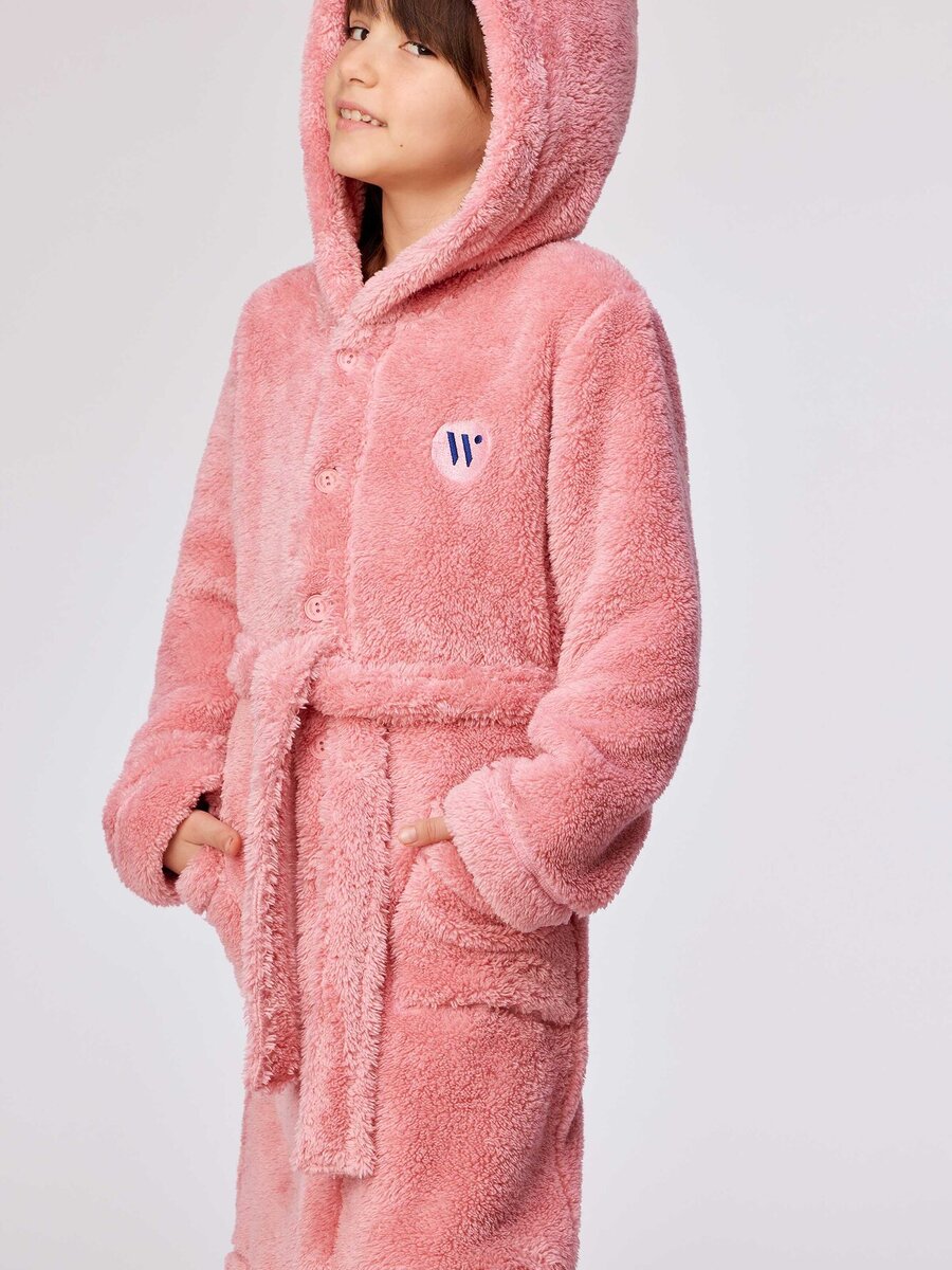 Badjas van het merk Woody in het Roze