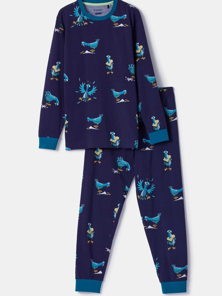 Pyjama van het merk Woody in het Blauw
