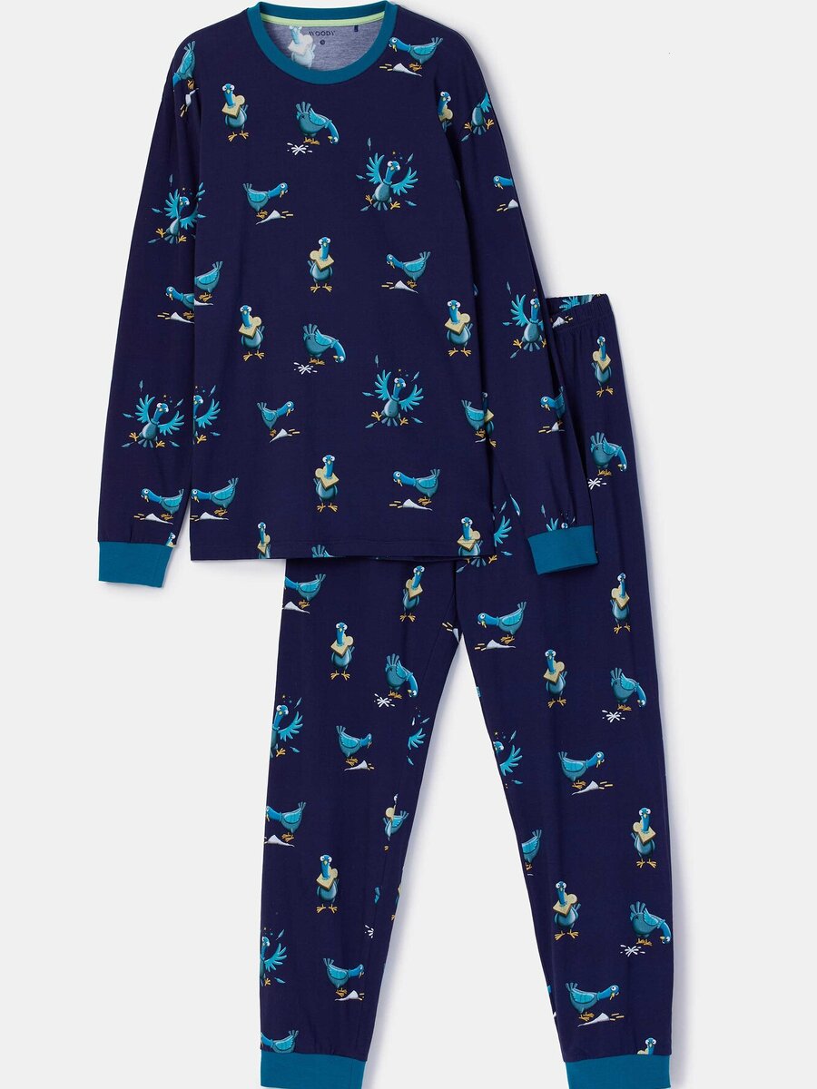 Pyjama van het merk Woody in het Bruin