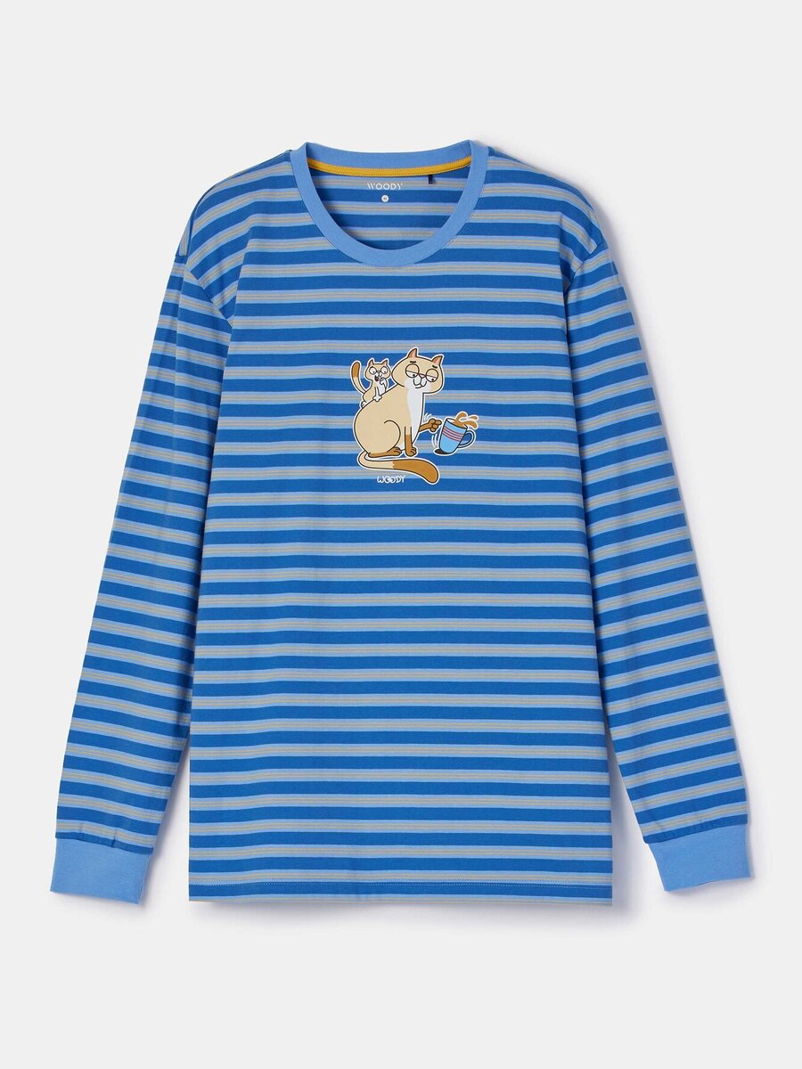 Pyjama van het merk Woody in het Marine