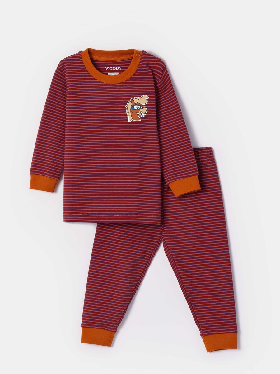 Pyjama van het merk Woody in het Rood