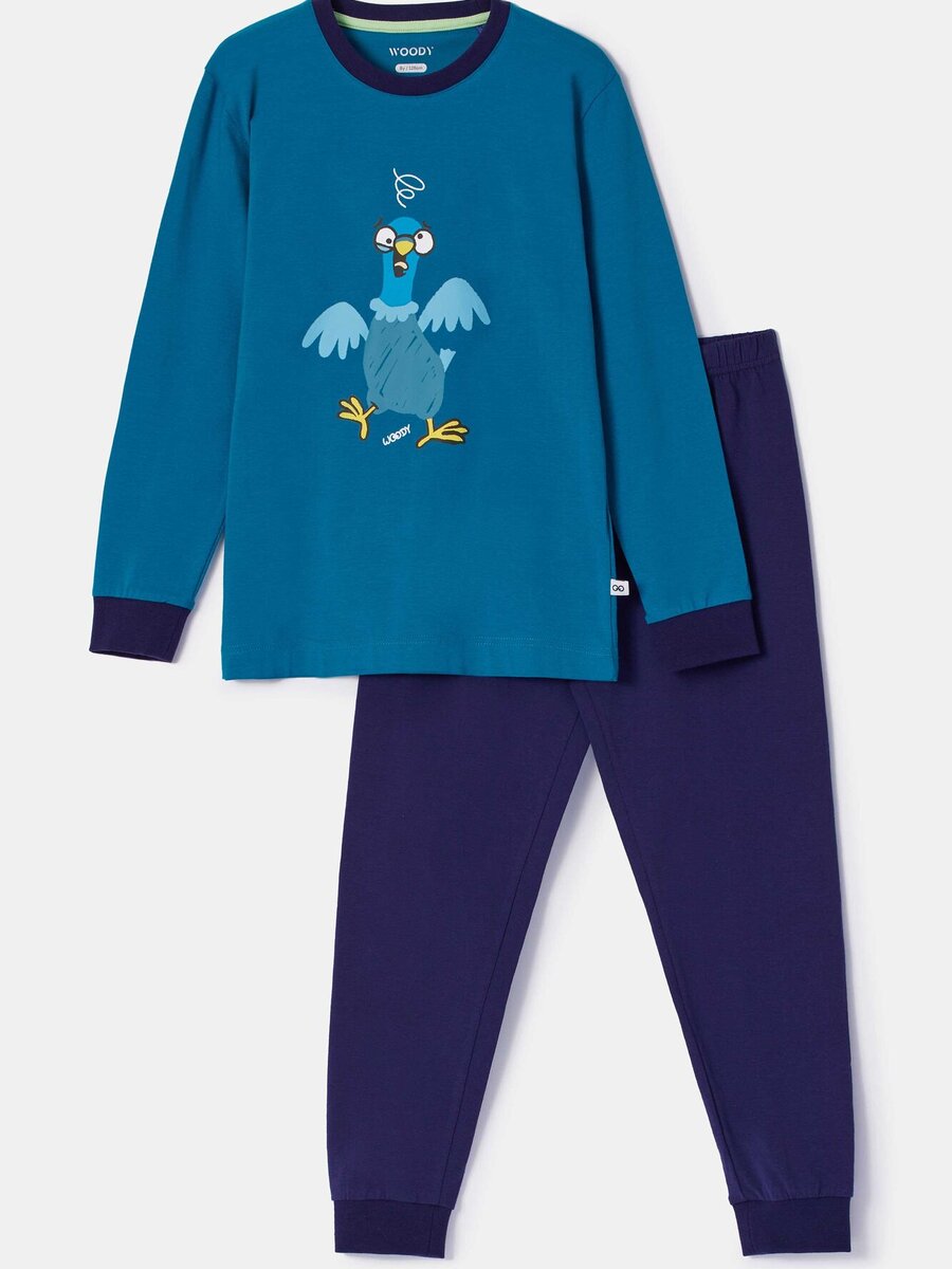 Pyjama van het merk Woody in het Blauw