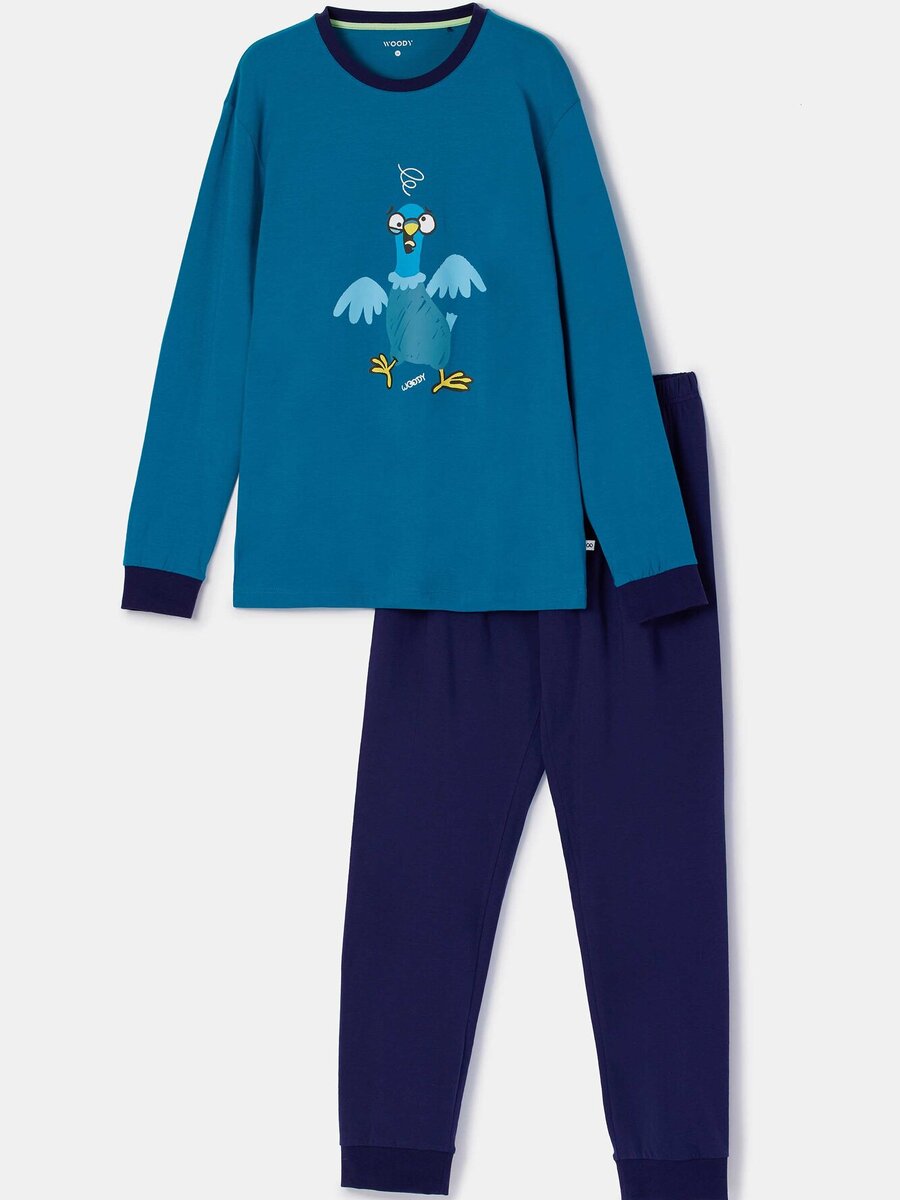 Pyjama van het merk Woody in het Blauw