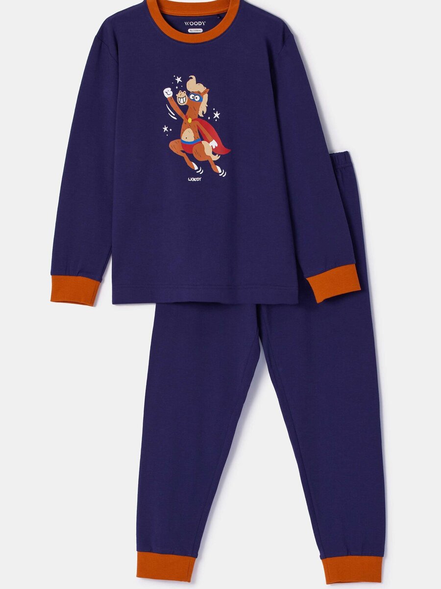 Pyjama van het merk Woody in het Blauw