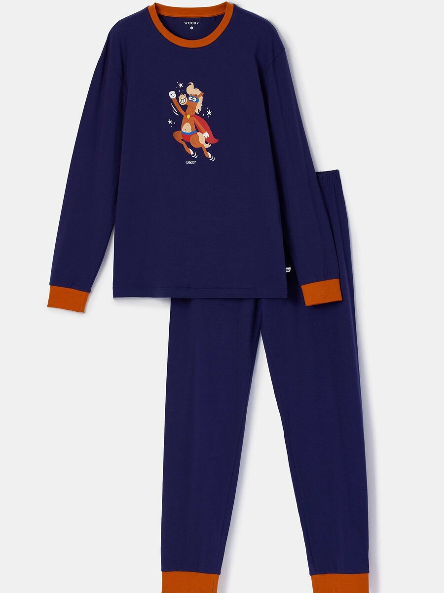 Pyjama van het merk Woody in het Blauw