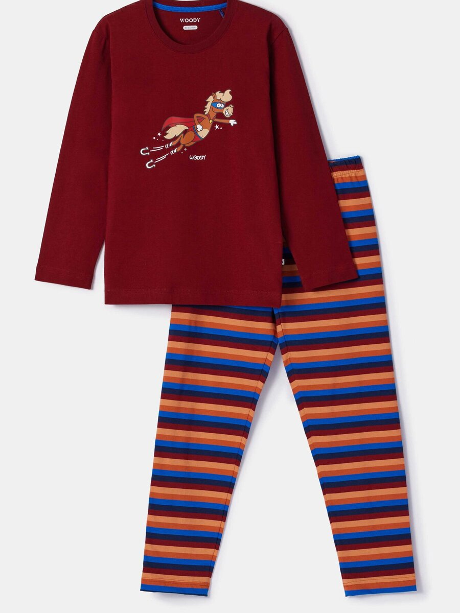 Pyjama van het merk Woody in het Rood