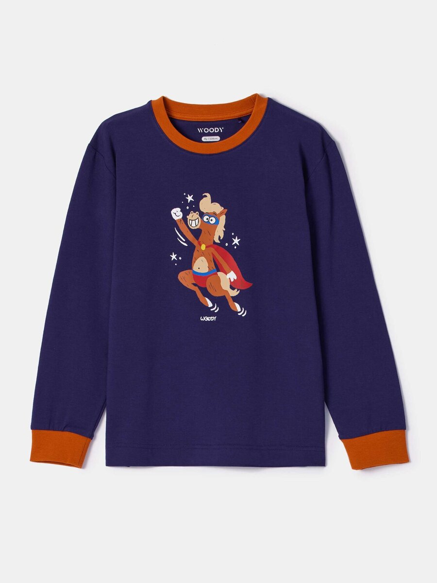 Pyjama van het merk Woody in het Blauw