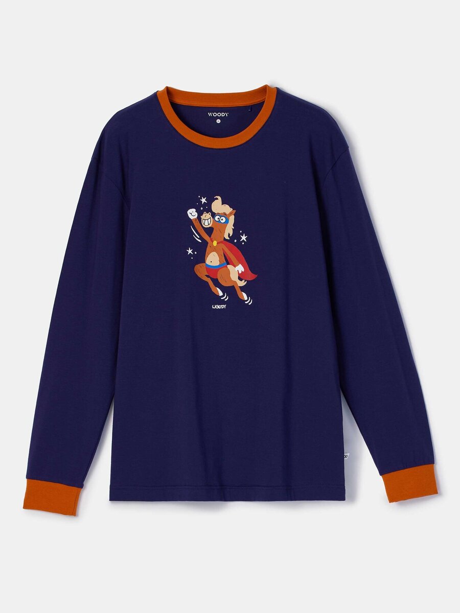 Pyjama van het merk Woody in het Blauw
