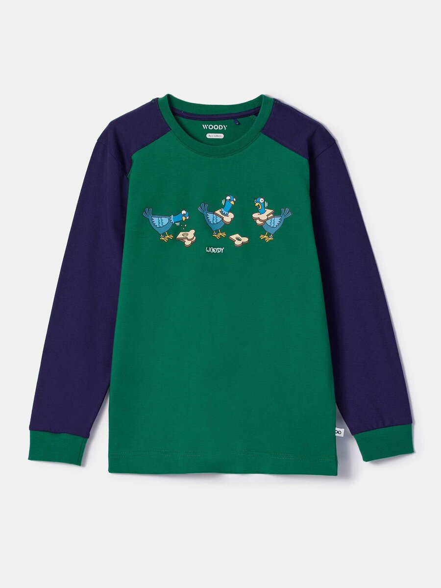 Pyjama van het merk Woody in het Groen