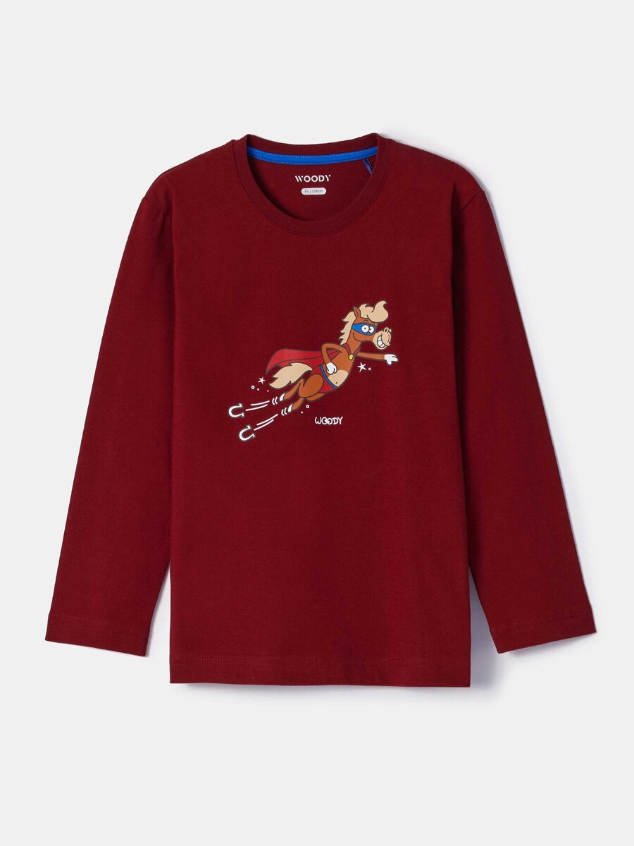 Pyjama van het merk Woody in het Rood