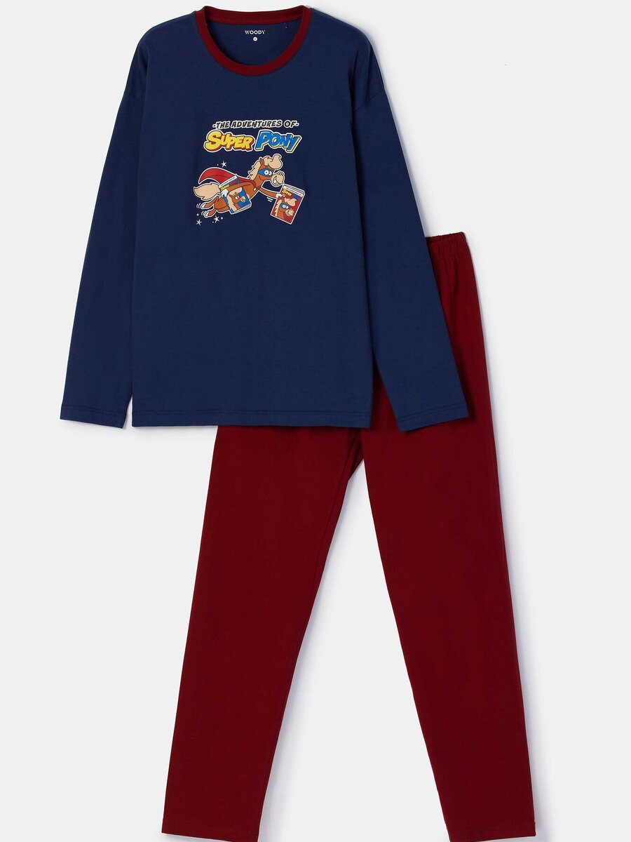 Pyjama van het merk Woody in het Blauw