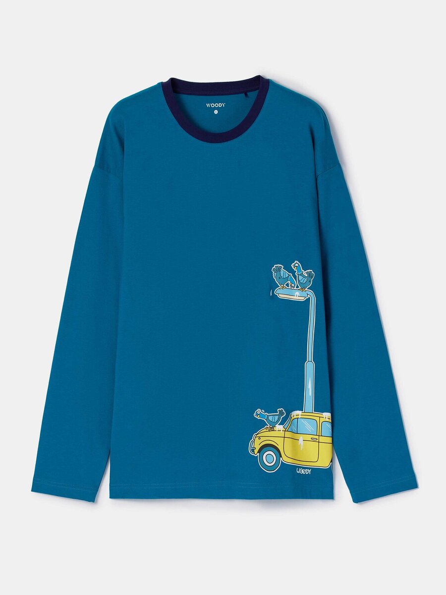 Pyjama van het merk Woody in het Blauw