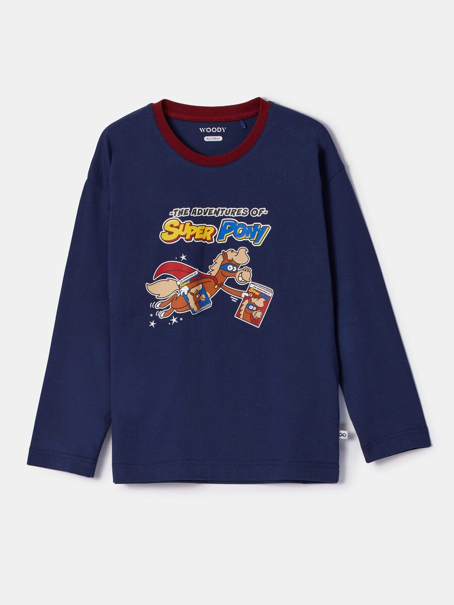 Pyjama van het merk Woody in het Blauw