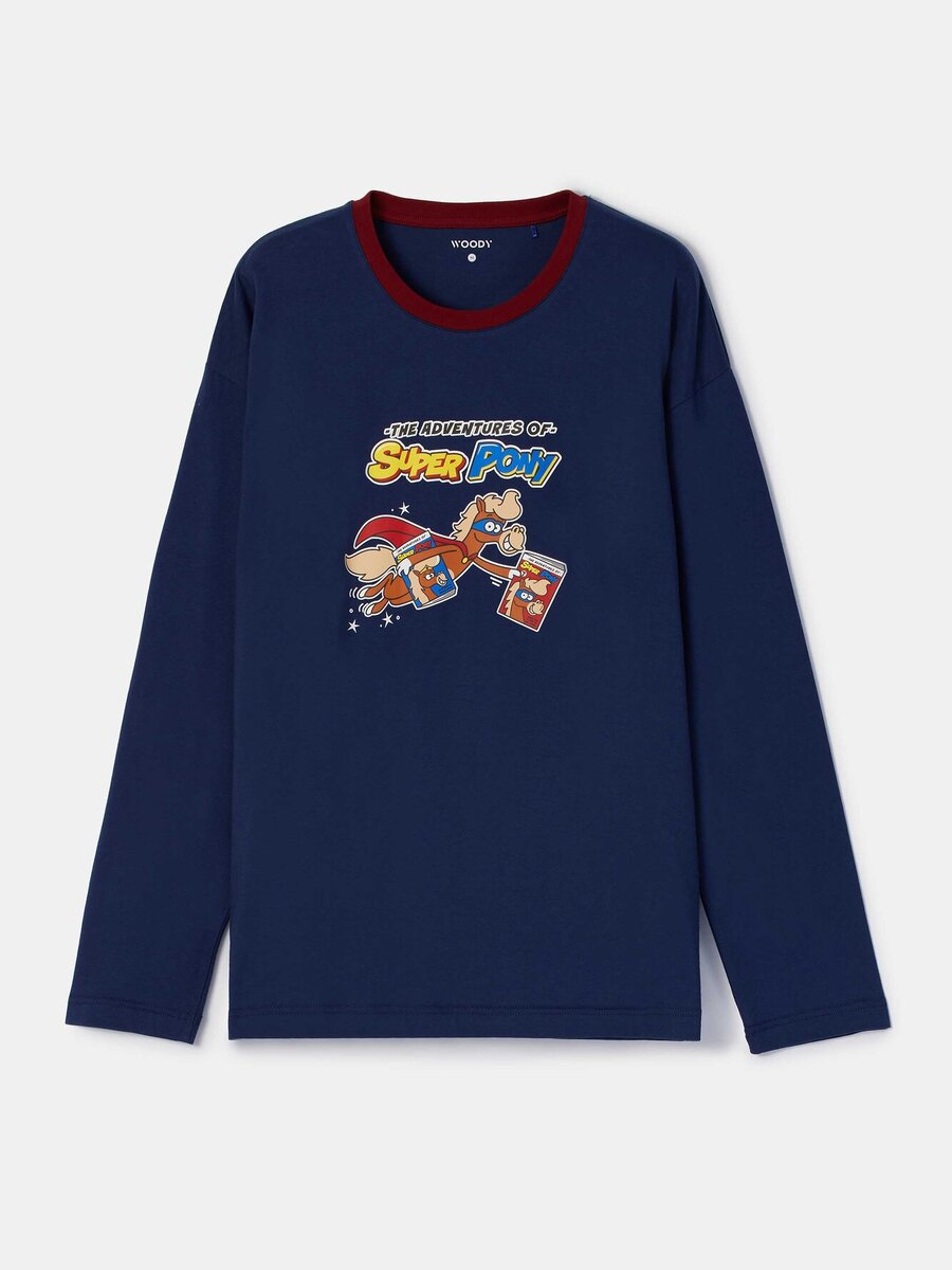Pyjama van het merk Woody in het Blauw