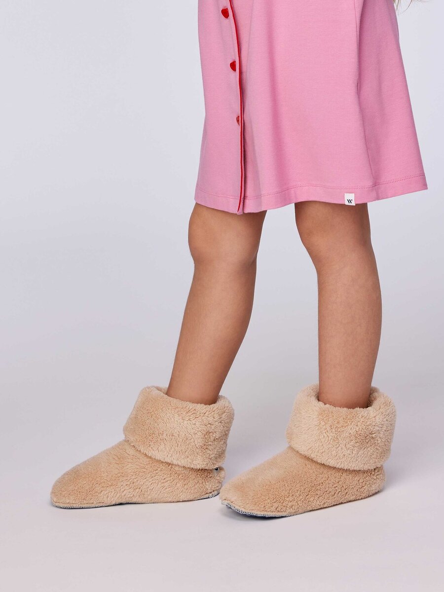 Pantoffels van het merk Woody in het Beige