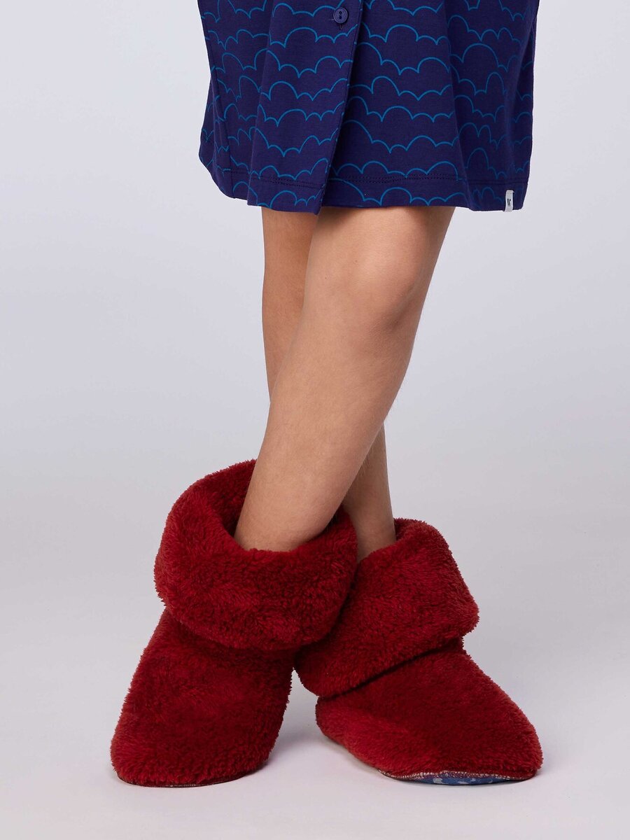 Pantoffels van het merk Woody in het Rood