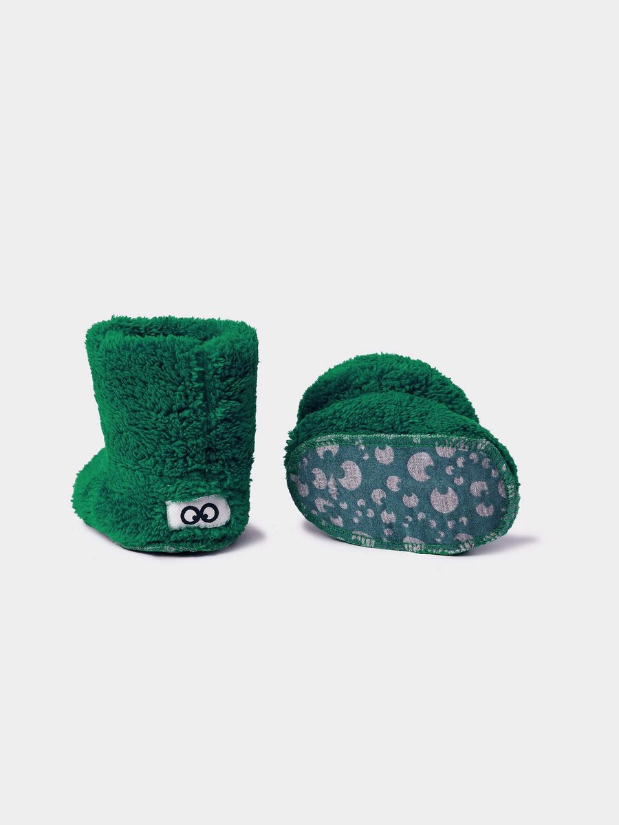 Pantoffels van het merk Woody in het Groen