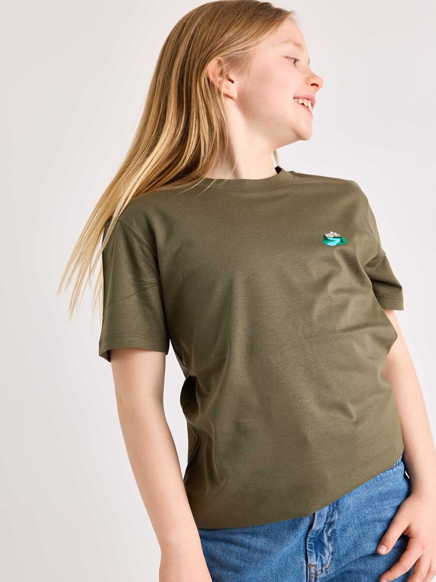 T-shirt van het merk Strom in het Kaki