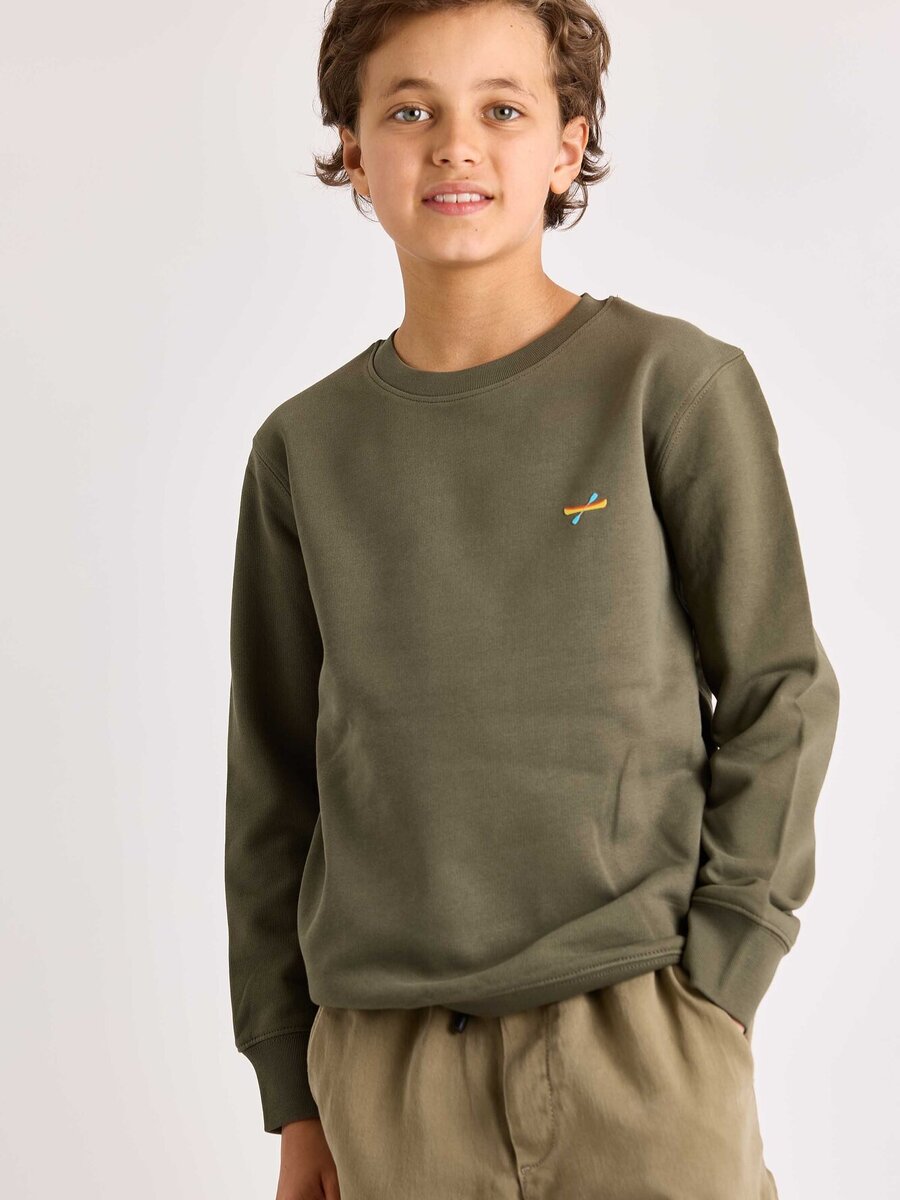 Sweater van het merk Strom in het Kaki