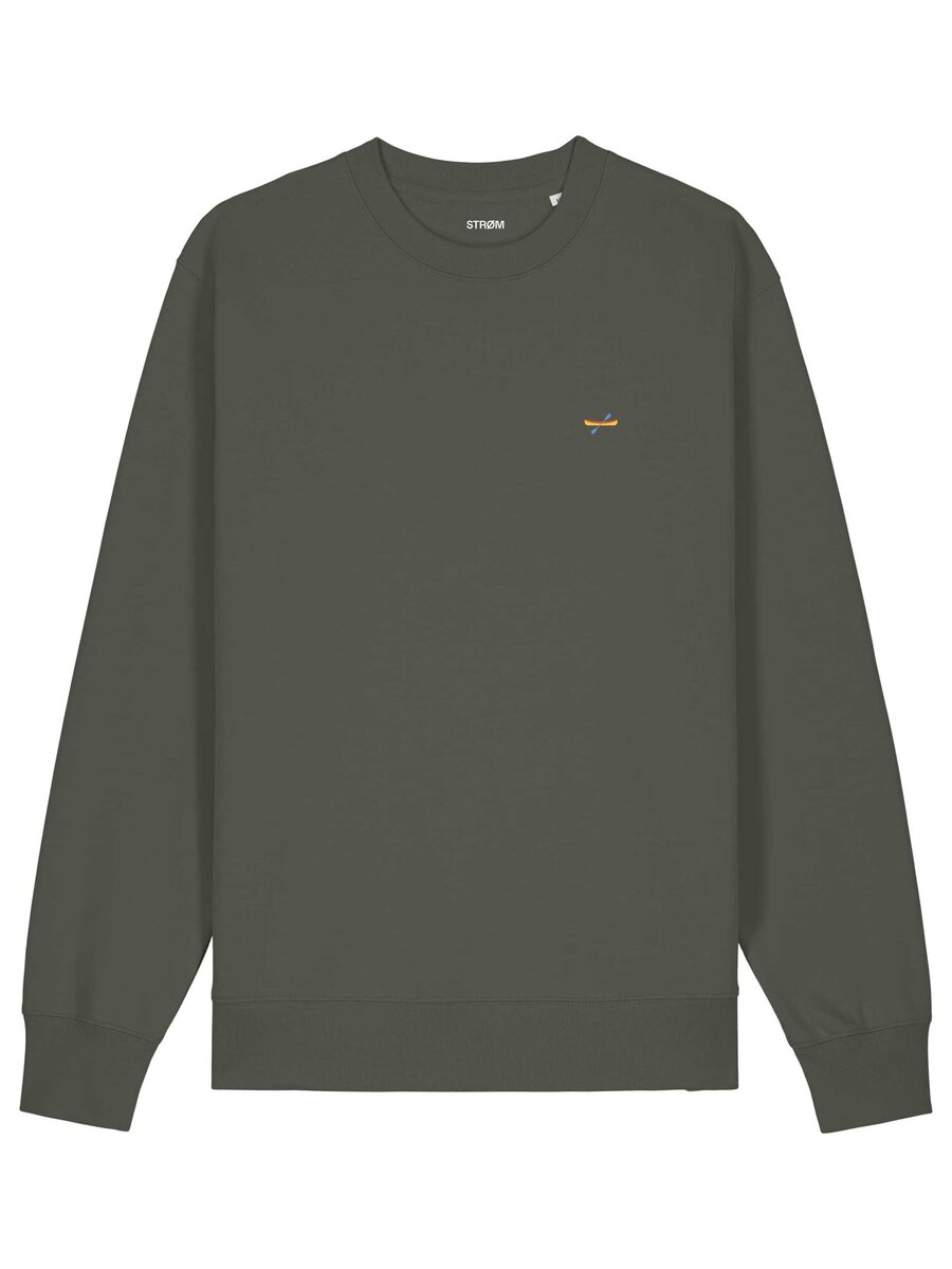Sweater van het merk Strom in het Kaki