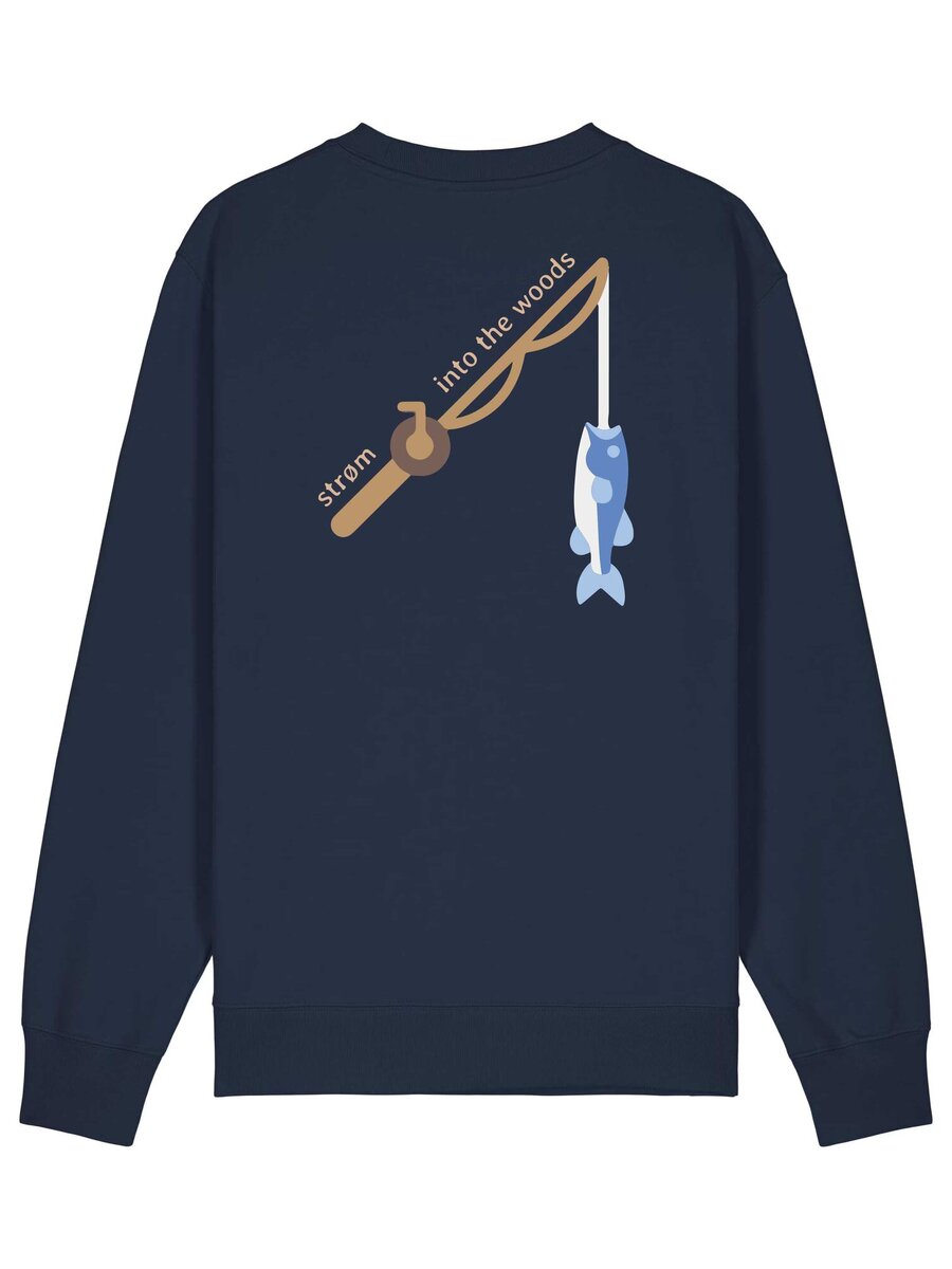 Sweater van het merk Strom in het Marine