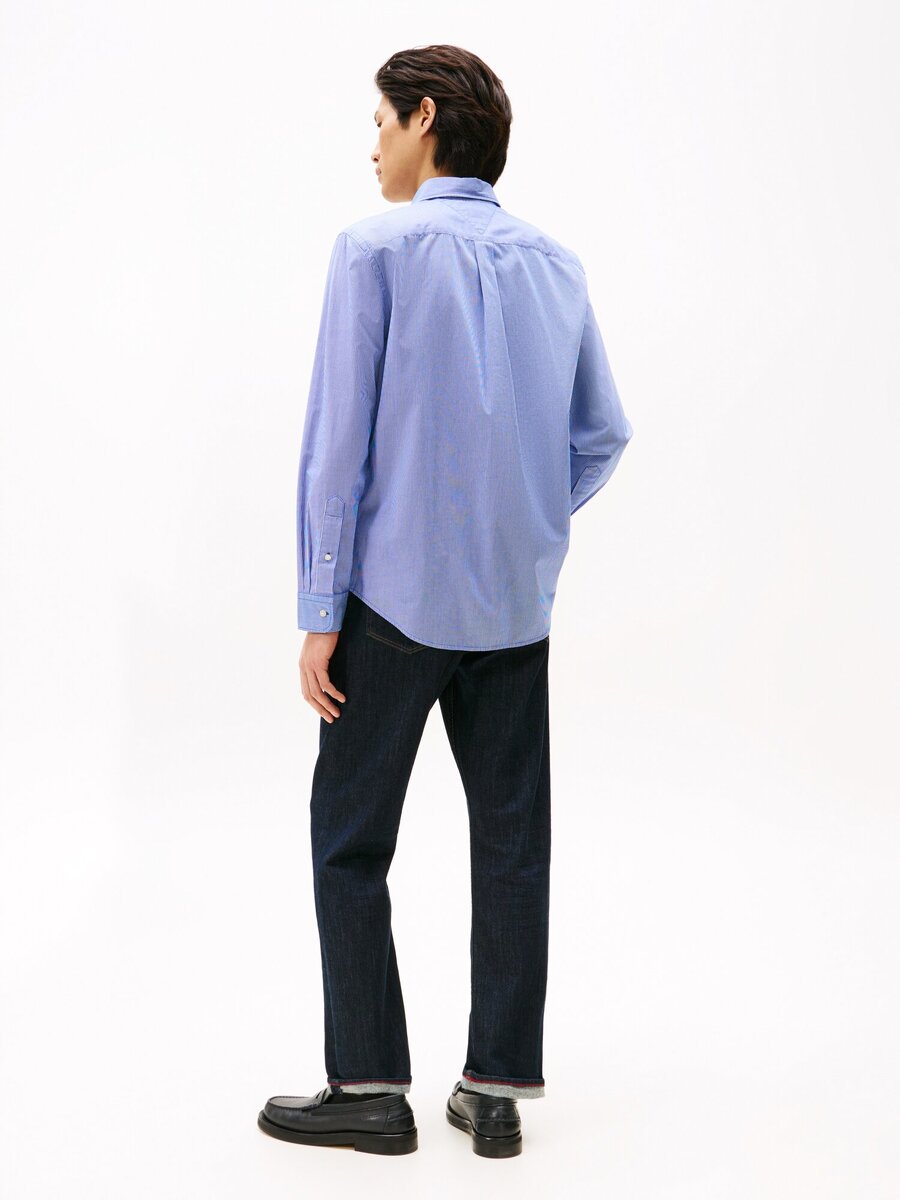Hemd van het merk Tommy Hilfiger in het Blauw