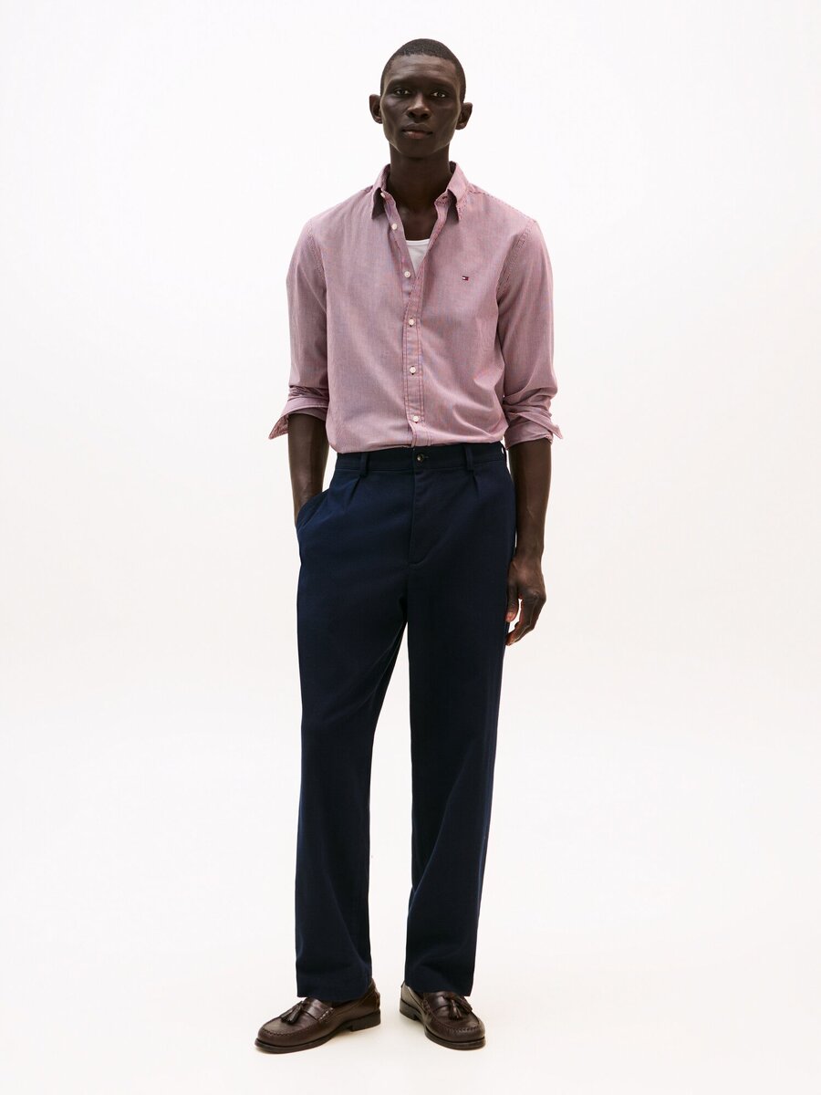 Hemd van het merk Tommy Hilfiger in het Rood