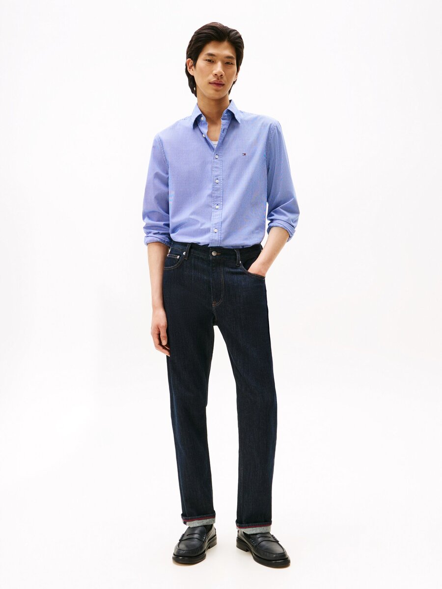 Hemd van het merk Tommy Hilfiger in het Blauw