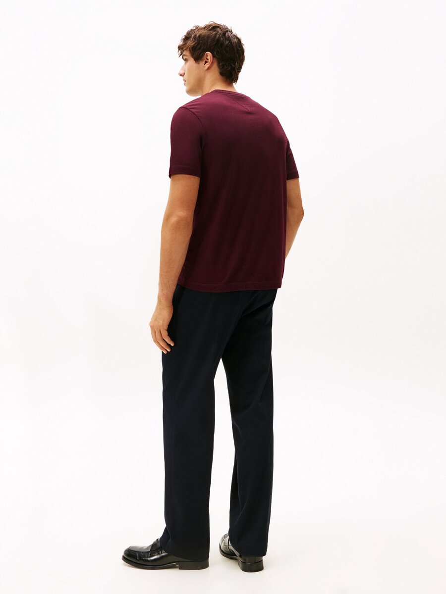 T-shirt van het merk Tommy Hilfiger in het Bordeaux