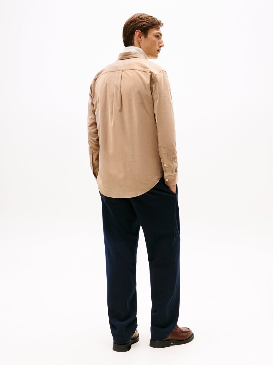 Hemd van het merk Tommy Hilfiger in het Beige