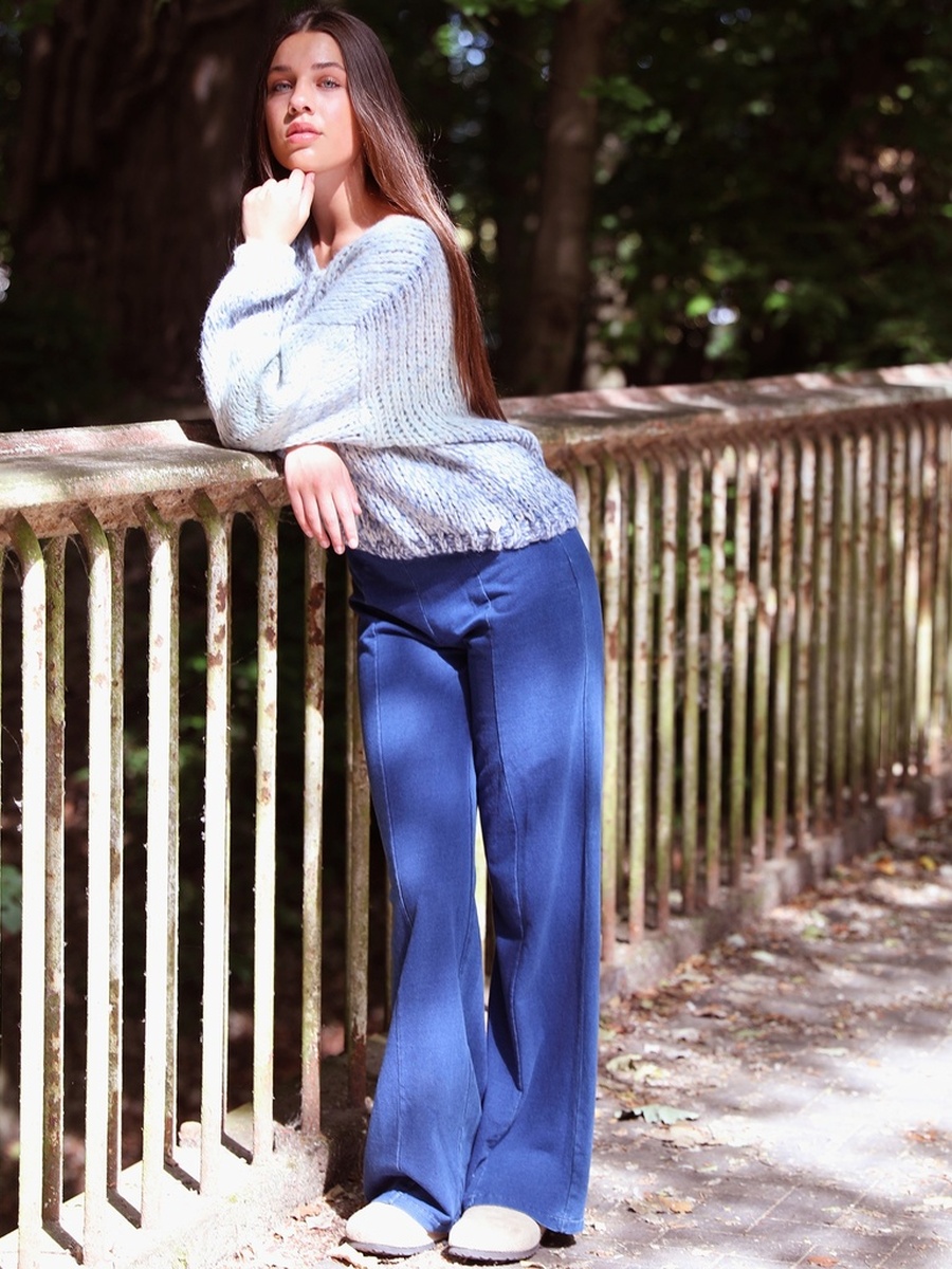 Broek van het merk Amelie&amelie in het Blauw