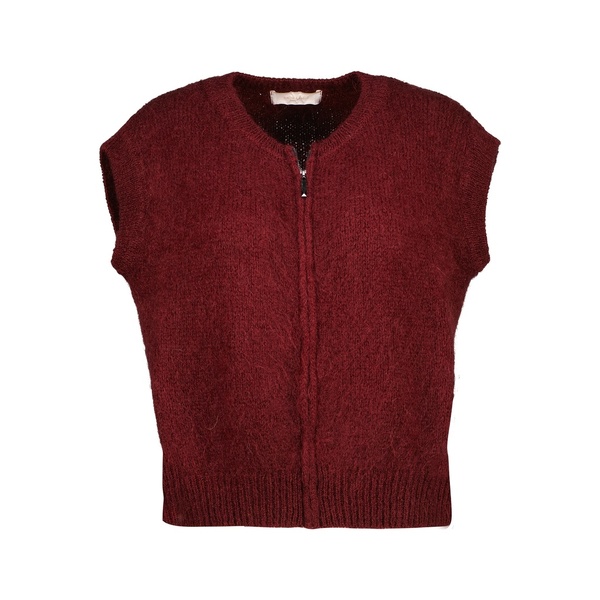 Gilet van het merk Amelie&amelie in het Bordeaux