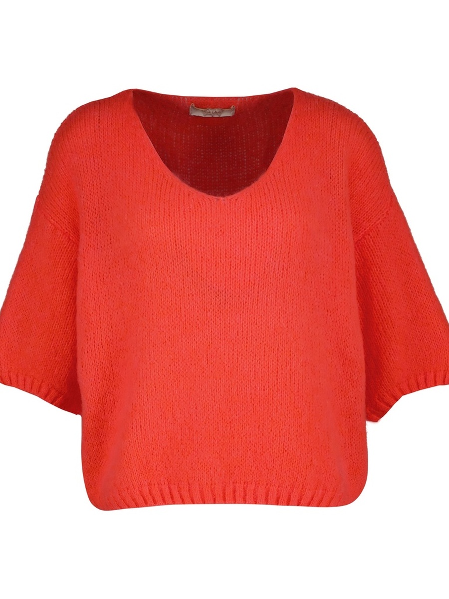 Pull van het merk Amelie&amelie in het Rood