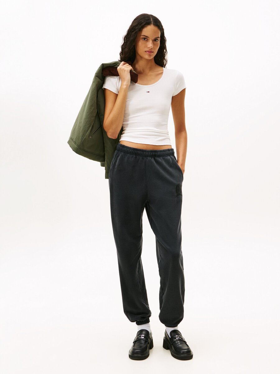 T-shirt van het merk Tommy Jeans in het Wit