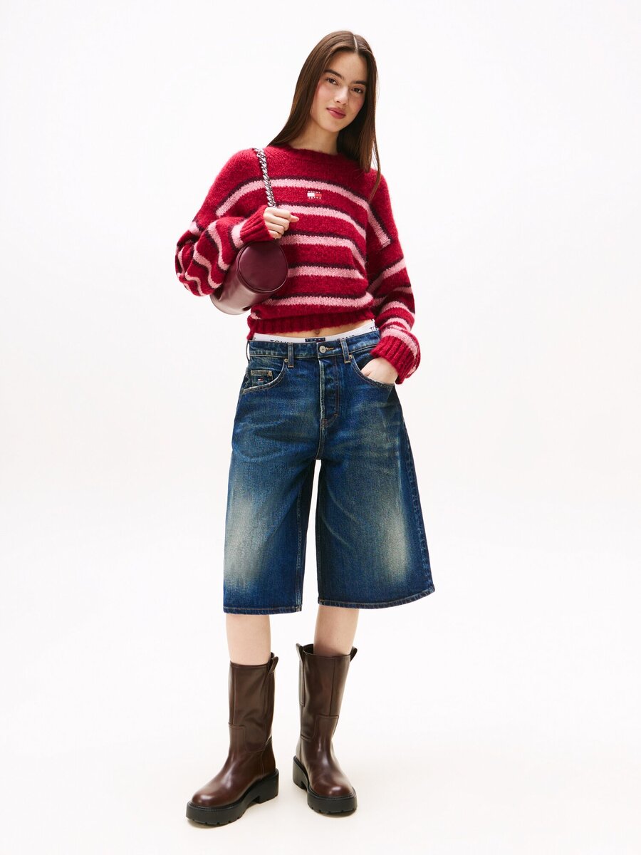 Sweater van het merk Tommy Jeans in het Rood