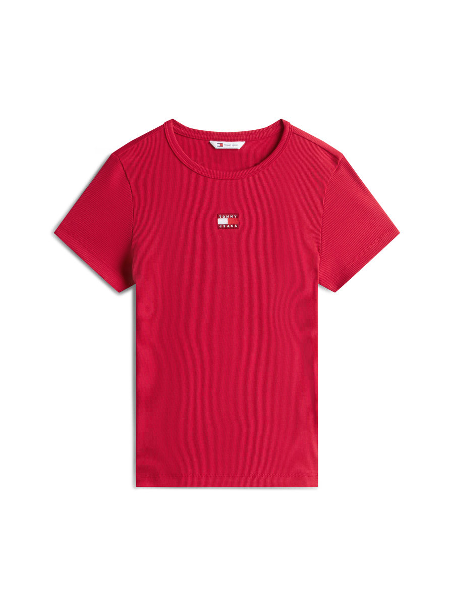 T-shirt van het merk Tommy Jeans in het Rood