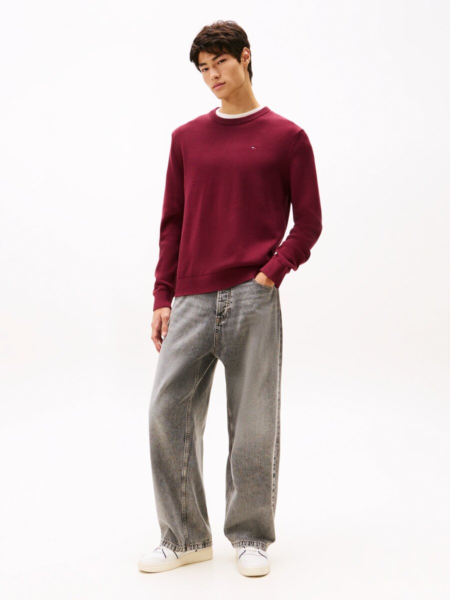 Pull van het merk Tommy Jeans in het Rood